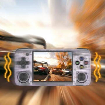 KRETRO ONSOLA PRZENOŚNA DO GIER RG35XX 3,5 CALA GIER MENU Z 64G
