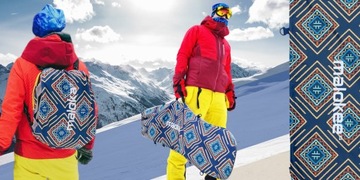 Pokrowiec na deskę snowboard bag torba etui plecak na buty 2w1