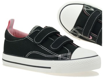 TRAMPKI DZIECIĘCE BUTY SPORTOWE NISKIE TENISÓWKI SZKOLNE NA RZEPY R. 34