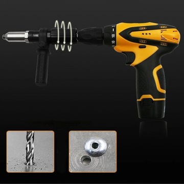 ЗАКЛЕПКА ЗАКЛЕПКА ДЛЯ ПЕРЕХОДНИКА ОТВЕРТКИ + 4 НАКОНЕЧНИКА