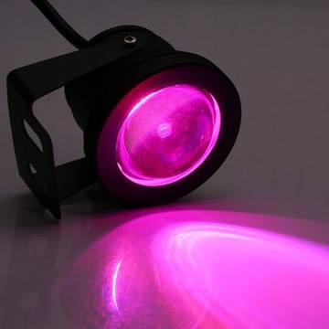 LAMPA PODWODNA ŚWIATŁO RGB REFLEKTOR LED Z PILOTEM 12V 10W KOLOROWE