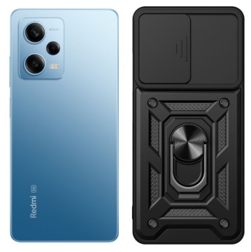 Чехол для Xiaomi Redmi Note 12 Pro SLIDE RING + стекло