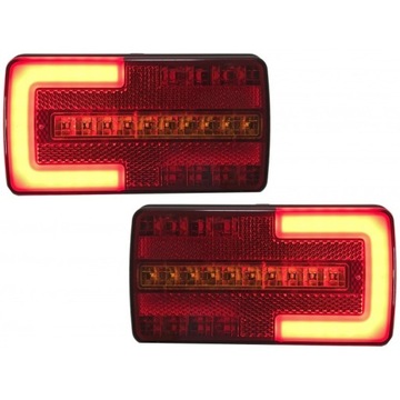 [ZESTAW] - 2 x Lampa tylna LED (L2301) zespolona DIODOWA przyczep lawety na