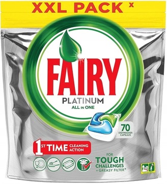 FAIRY PLATINUM ВСЕ В ОДНОМ 210 ШТ. КАПСУЛЫ ДЛЯ ПОСУДОМОЕЧНОЙ МАШИНЫ ТАБЛЕТКИ