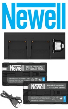 Набор Newell: зарядное устройство и 2 аккумулятора NP-F770.