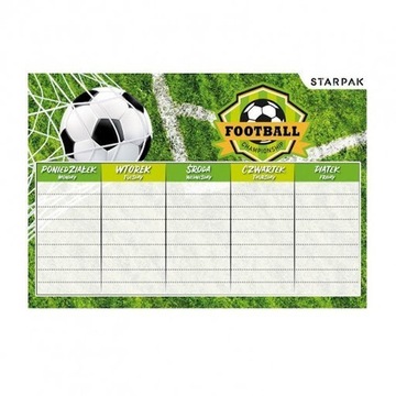 PLAN LEKCJI STARPAK FOOTBALL PIŁKA TABLICZKA MNOŻ.
