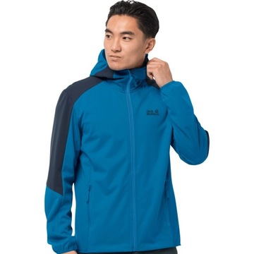 MĘSKI SOFTSHELL JACK WOLFSKIN GO HIKE KAPTUR XL