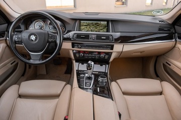 BMW Seria 5 F10-F11 Limuzyna Facelifting 525d 218KM 2015 BMW F10 525D 218PS Full Piękna Brązowa Dociągi HeadUp Lift rej.PL Gwarancja, zdjęcie 5