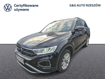 Volkswagen T-Roc I SUV Facelifting 1.5 TSI ACT 150KM 2023 Volkswagen T-Roc 1.5 TSI 150KM Life, FV23, Serwis ASO, Gwarancja 1.5