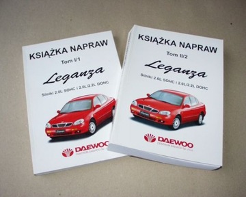 DAEWOO LEGANZA Książka Napraw (silniki 2.0 i 2.2)