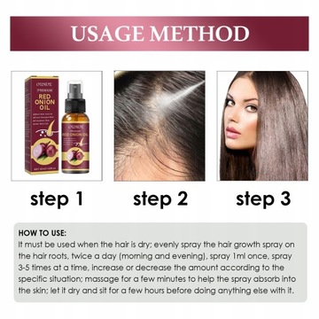 Эфирное масло для роста волос лука Strong Firm H