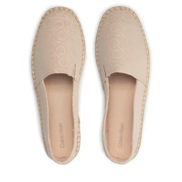 Espadryle Damskie CALVIN KLEIN LOGO Oryginalne