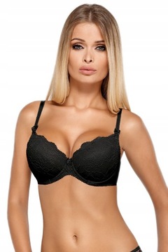 Biustonosz push-up VESTA 80B CZARNY