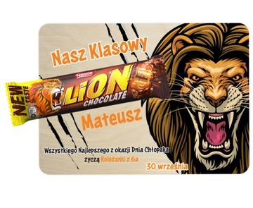 Dzień Chłopaka Dyplom Nasz klasowy Lion BATON Imię