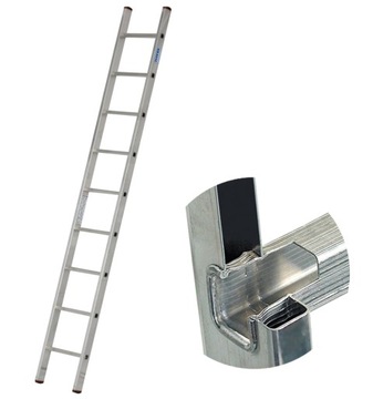 KRAUSE SIBILO Drabina aluminiowa 1x9 3,60m 120519