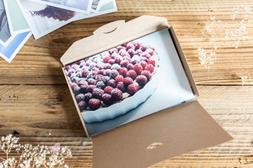 Коричневый фотофутляр Упаковка Фотоконверт 10х15 KRAFT эко