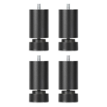 4x Gwint M10 Nogi Rama Łóżka Czarne 15cm