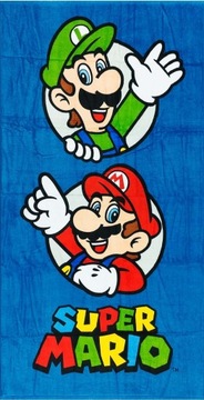 RĘCZNIK MARIO I LUIGI SUPER MARIO NINTENDO 70x140