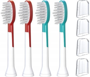 4x Końcówki zamienne szczoteczki Philips Sonicare sonicznej dla dzieci 7+