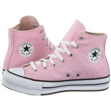 Buty Trampki za Kostkę Converse CTAS Eva Lift Hi A04354C Różowe