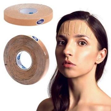Tasma do kinesiotapingu CureTape face tape tejpy do tapingu TWARZY BEZOWA
