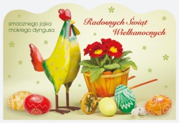 POCZTÓWKA KARTKA WIELKANOC WYCINANA ŚWIĘTA 1 SZT.