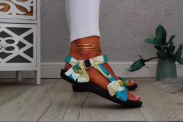 САНДАЛИИ ЖЕНСКИЕ СПОРТИВНЫЕ САНДАЛИИ НА VELCRO BOW