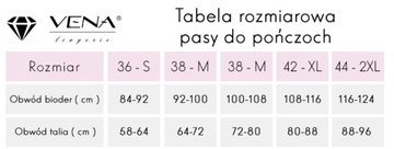 Pas VENA VPP-118/1118 Czarny L (40)