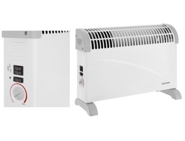 GRZEJNIK KONWEKTOROWY ELEKTRYCZNY TERMOSTAT 3 TRYBY 750W 1250W 2000W NAWIEW