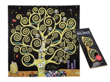 Ściereczka szmatka czyścik do okularów G. Klimt drzewo życia CARMANI