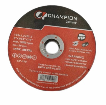 10 szt. Tarcza tarcze do cięcia stali metalu 125x1,2
