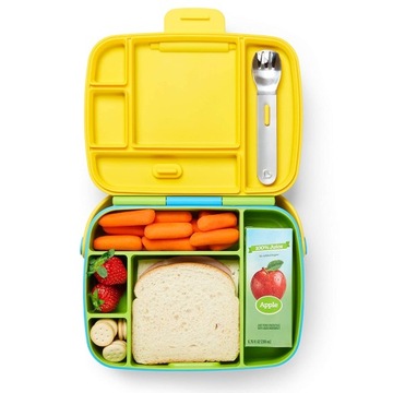 MUNCHKIN pudełko śniadaniowe LUNCH BOX + sztućce