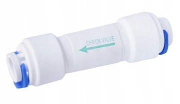 ZAWÓR ZWROTNY NA WĘŻYK 1/4 SZYBKOZŁĄCZKA OSMOZA RO