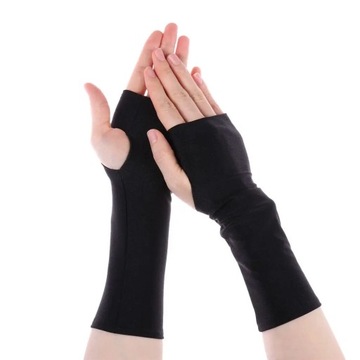 New Ultra-Thin Elasticity Tulle Mesh Gloves Elegant Women Sexy Black