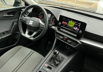 Seat Leon IV Hatchback 1.5 EcoTSI 150KM 2021 Seat Leon Nowe opony, po serwisie, Tempomat, Asystenci, Salon Polska, 1wl., zdjęcie 16