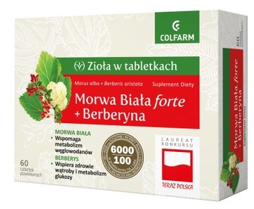Morwa Biała FORTE+ Berberyna COLFARM, 60 tabl.