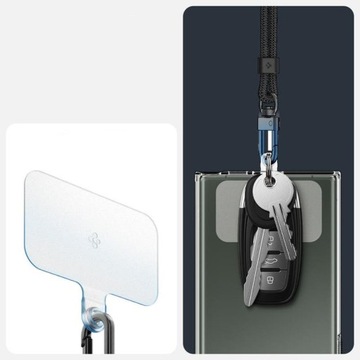 Ремешок Spigen для телефона, клавиши камеры, регулируемый плечевой шнур на шее.