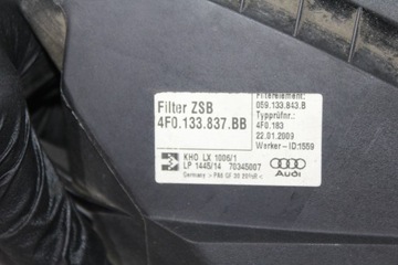 AUDI A6 C6 POUZDRO FILTRU VZDUCHU 4F0133837BB