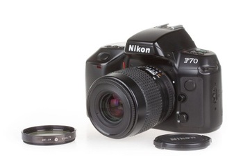 Używany aparat analogowy Nikon F70 korpus -czarny |0179732|
