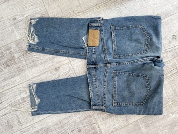 H&M SKINNY jeans DZIURY spodnie rurki 42 XL