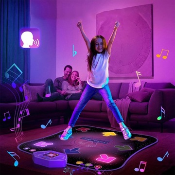 Matt Musical Dance Mat для детей играет в интерактивную игру игры