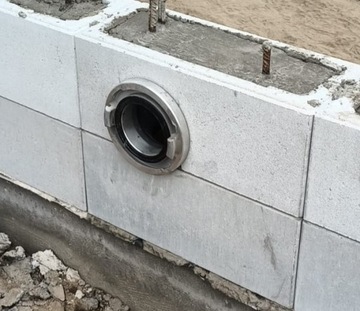 Соединение для опорожнения септика 4