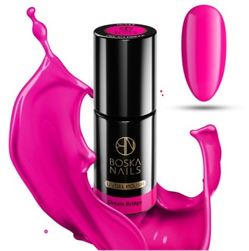 Lakier hybrydowy Mocny Różowy Neon Boska Nails
