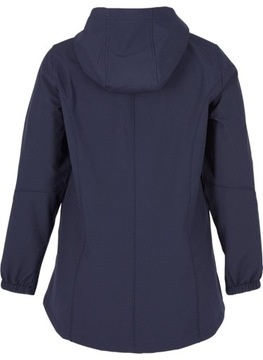 PŁASZCZYK GRANATOWA KURTKA SOFTSHELL ZIZZI PLUS SIZE 383J 42