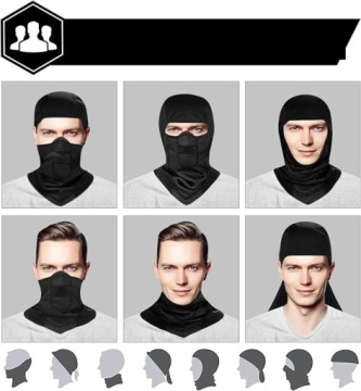 УНИСЕКС ЗИМНЯЯ БАЛАКЛАВА ВЕТРОЗАЩИТНАЯ ВЕЛОСИПЕДНАЯ МОТОЦИКЛОВАЯ ЗАЩИТА ЛИЦА