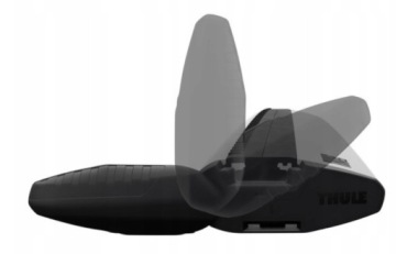 THULE 7104 WINGBAR EVO БАГАЖНИК 127 СМ НА РЕЙКАХ