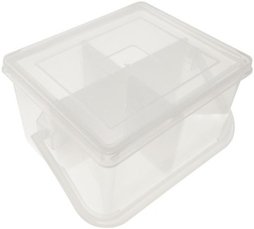 Organizer 13x11x8 cm, 4 przegródki OR28