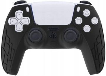 NOWA OSŁONA SYLIKON ETUI SILIKONOWE NAKŁADKA pada PS5 Czarna