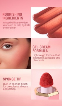 Питательные румяна для лица Liquid Cheek Blush Ge