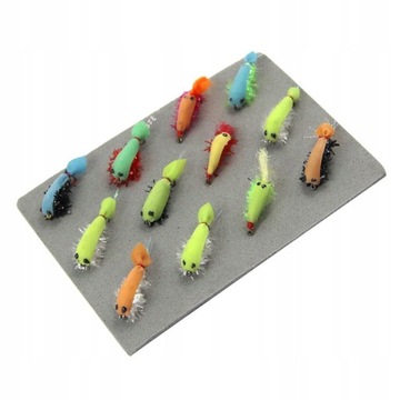 12 . Студенческие рыболовные приманки Fly Fishing Żywa